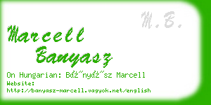 marcell banyasz business card